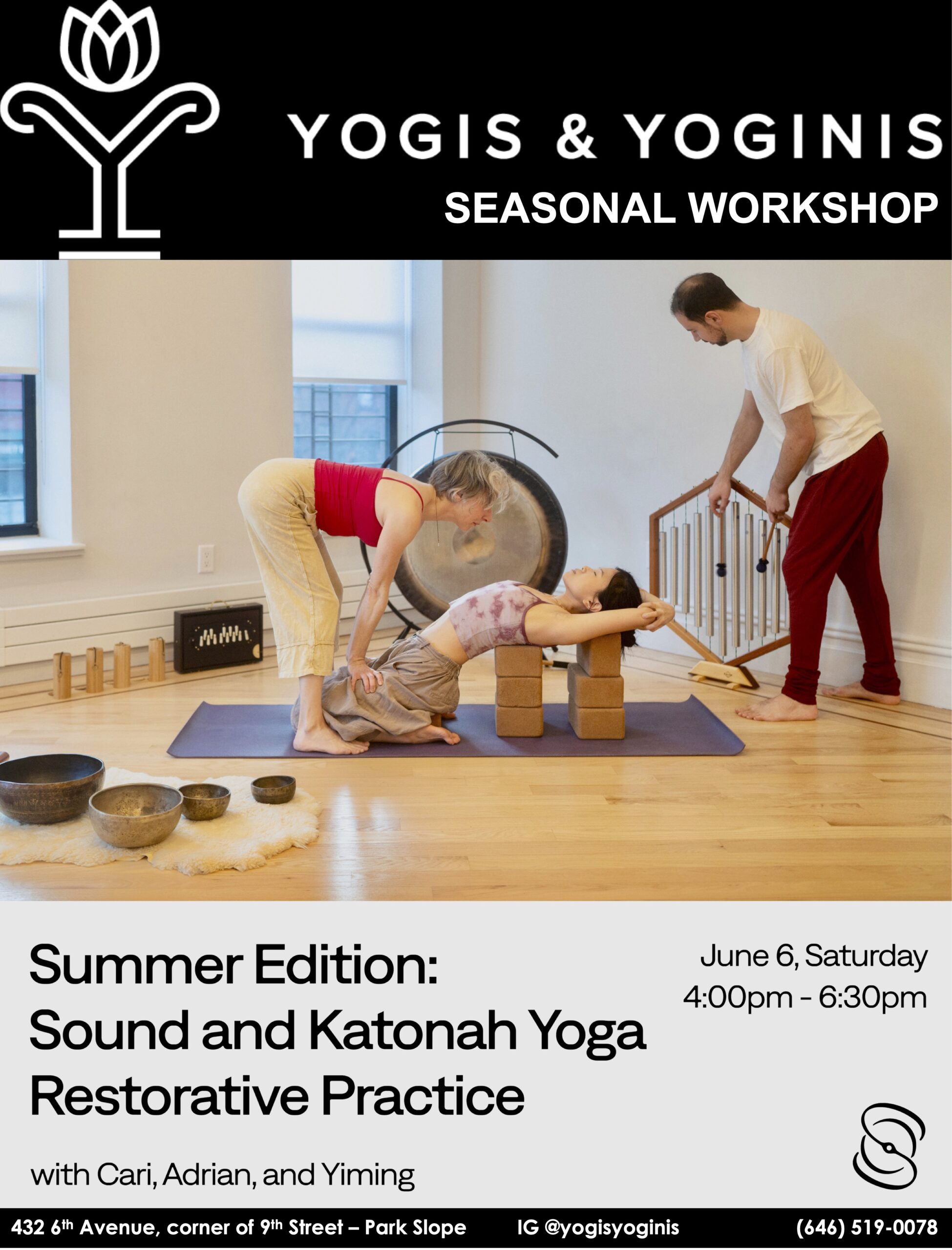Summer Edition: Seasonal Sound and Katonah Yoga Restorative Practice