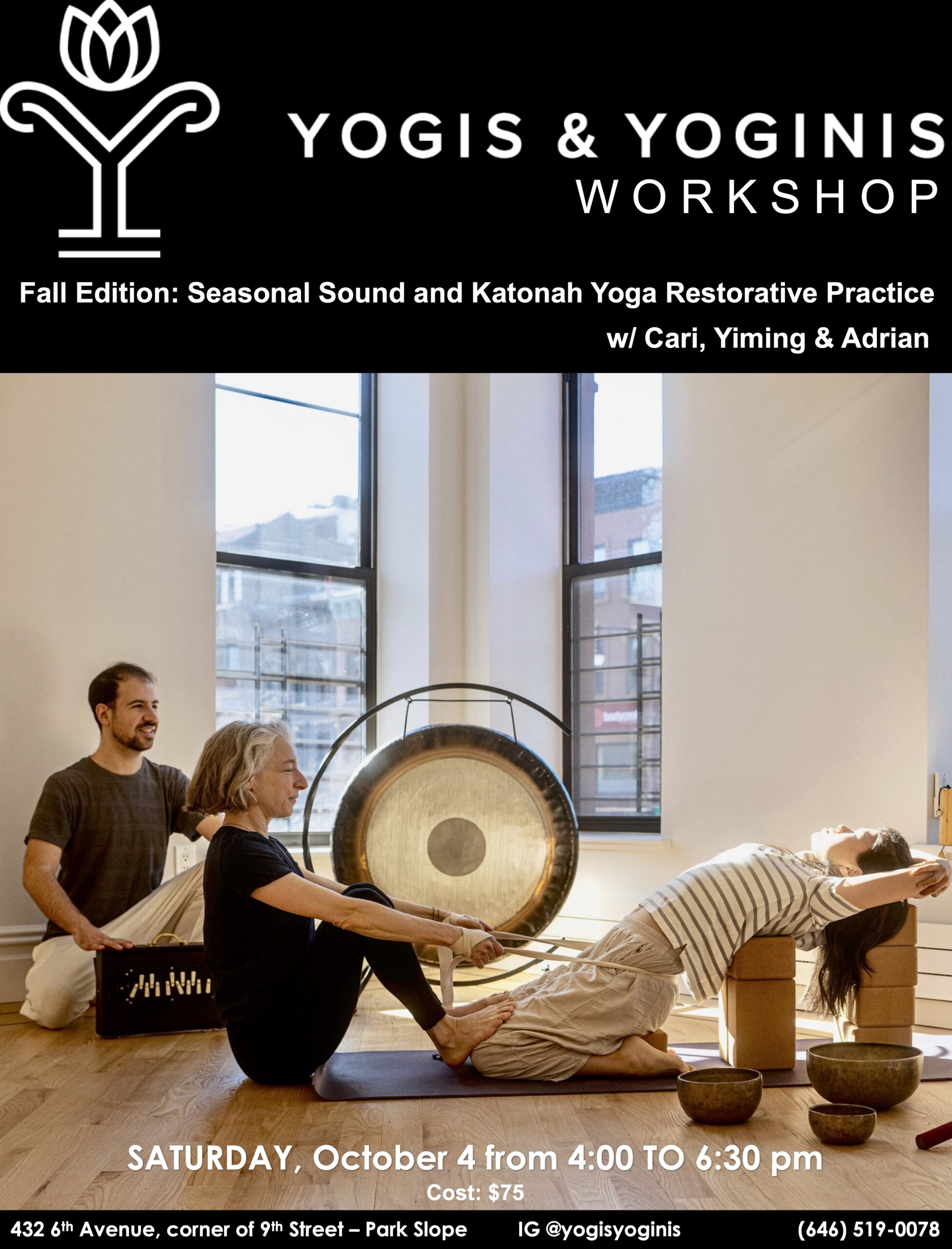FALL Edition: Seasonal Sound and Katonah Yoga Restorative Practice