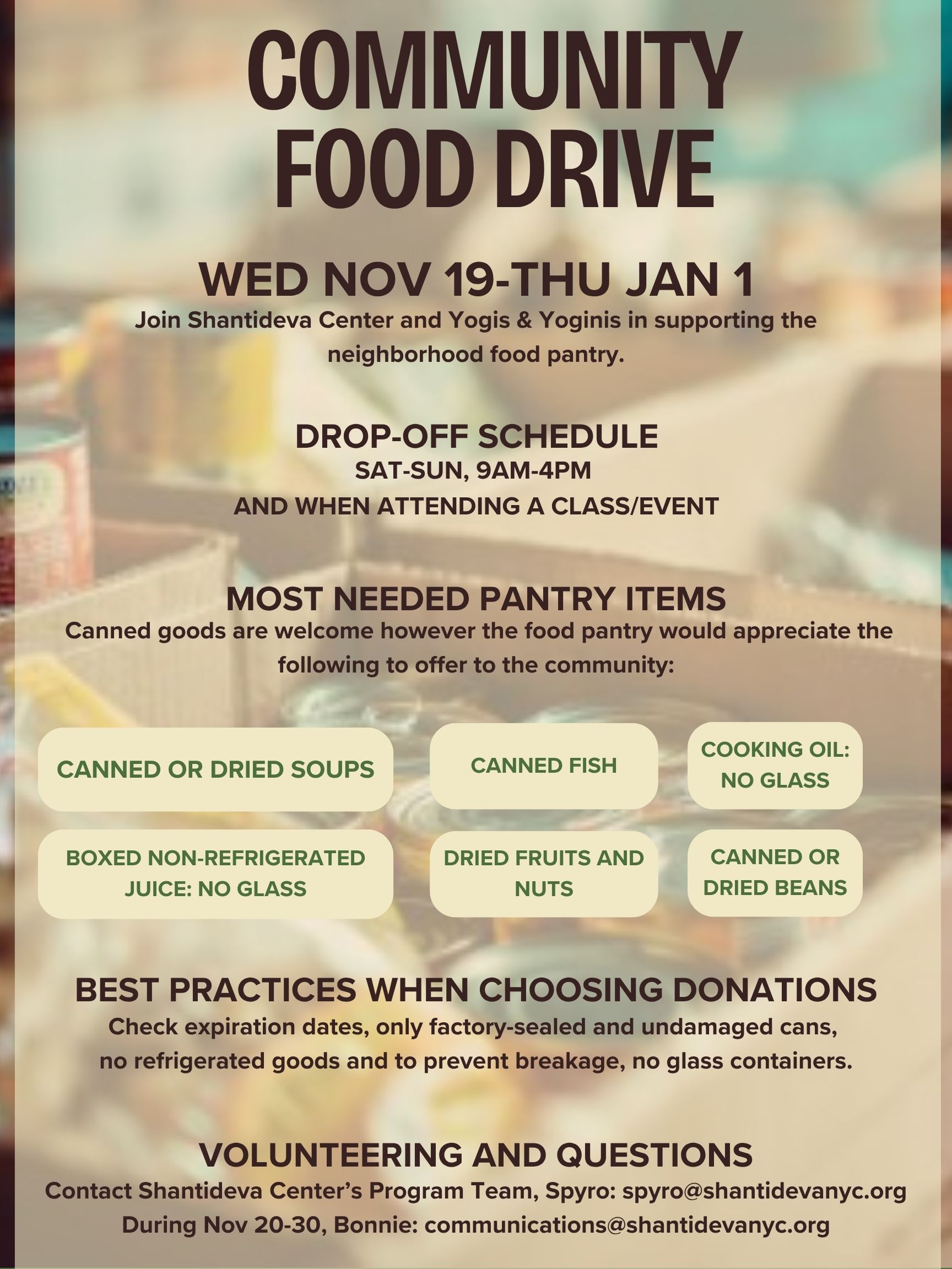 Community Food Drive