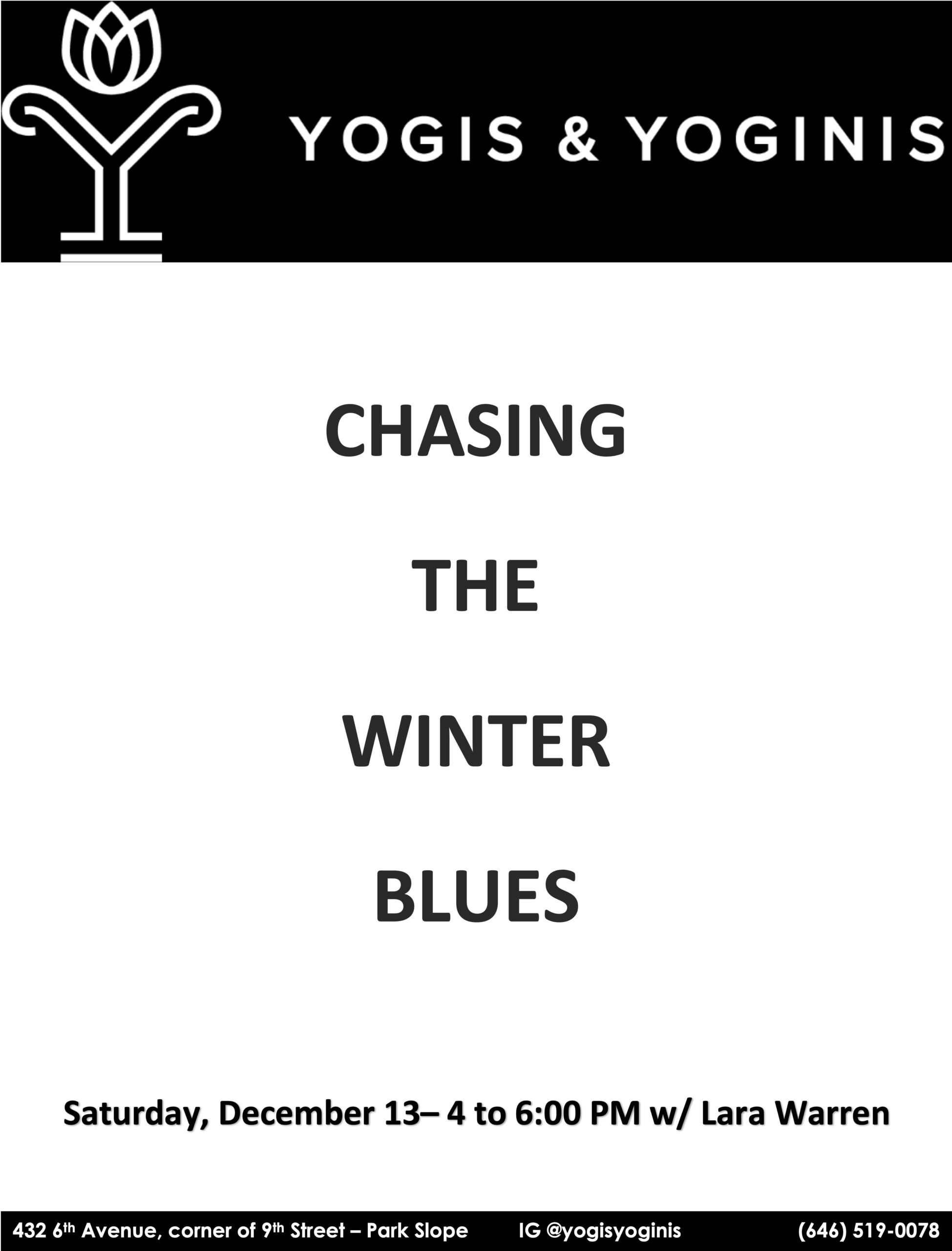 Chasing the Winter Blues