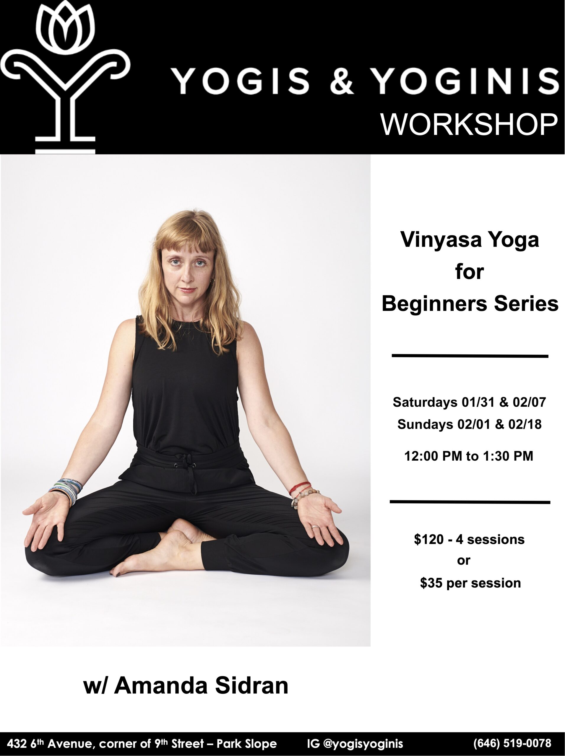 Vinyasa Yoga for Beginners: a 4 Part Series