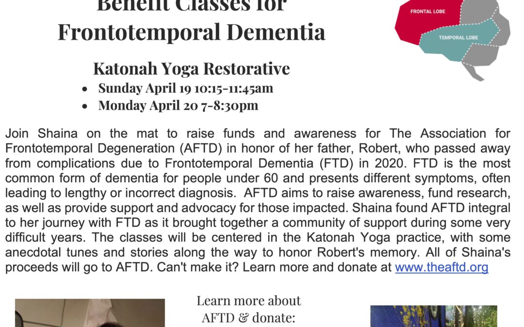 Benefit for Frontotemporal Dementia