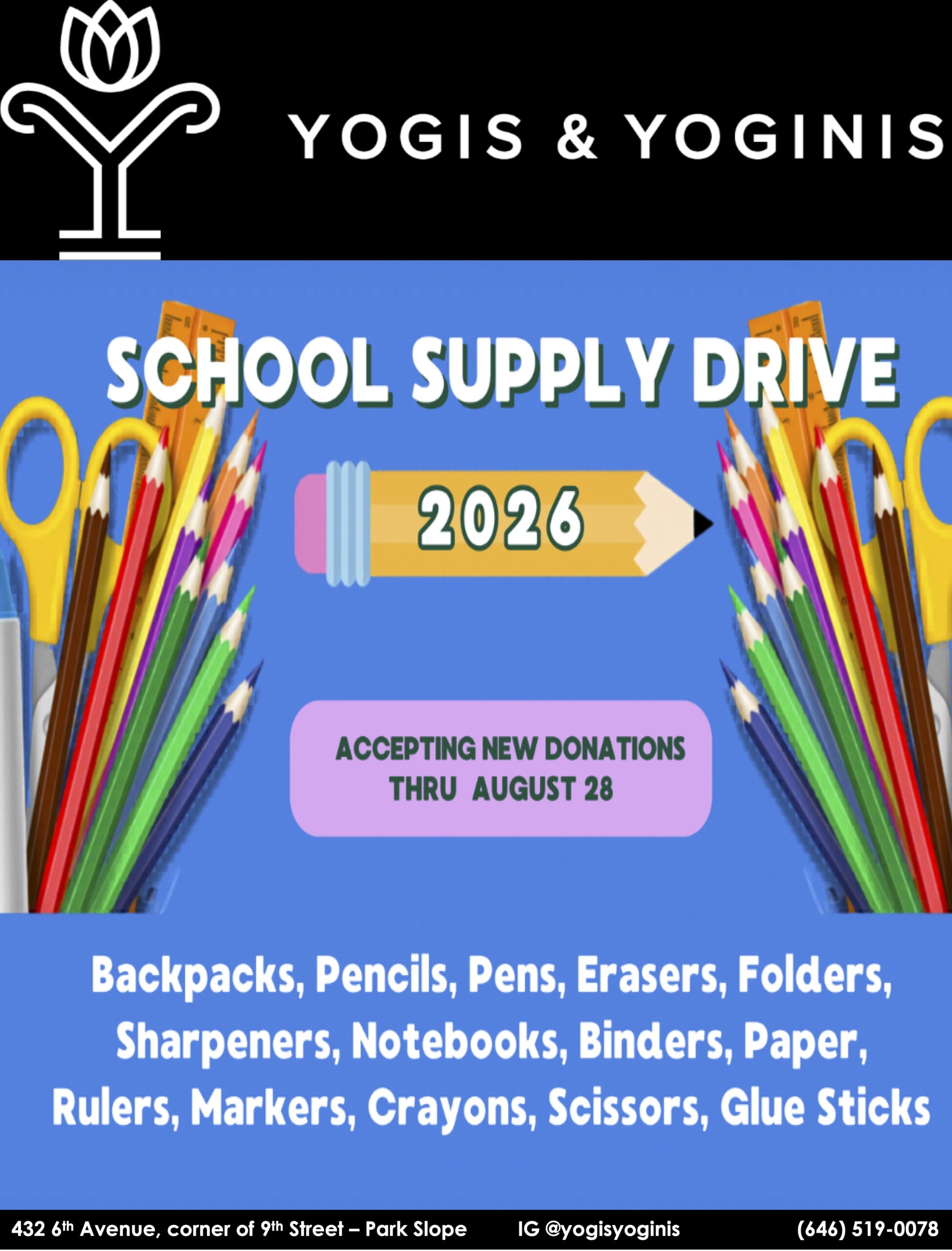 School Supply Drive-Flyer